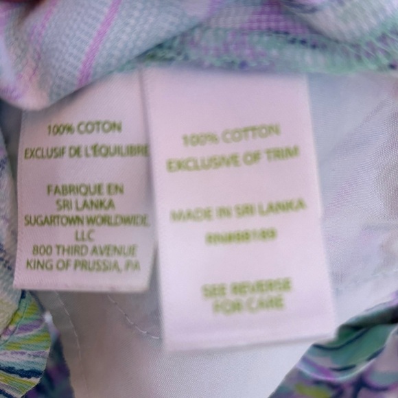 Lilly Pulitzer girl’s Oh Shello shorts size 5 - Picture 6 of 6